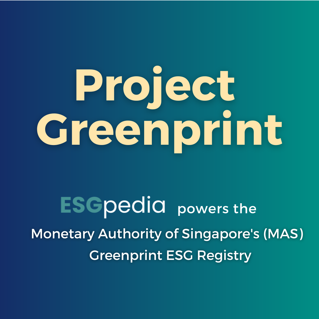 MAS Project Greenprint ESG Registry