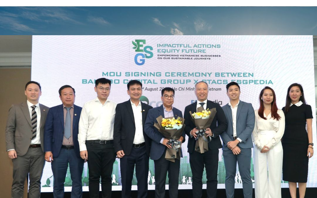 Bamboo Capital partners ESGpedia to support corporate sustainability and ESG reporting for businesses in Vietnam
